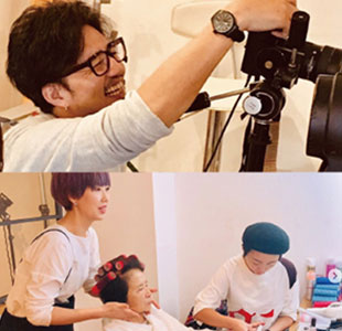 カメラマン・ヘアメイク・スタイリストがおもてなし